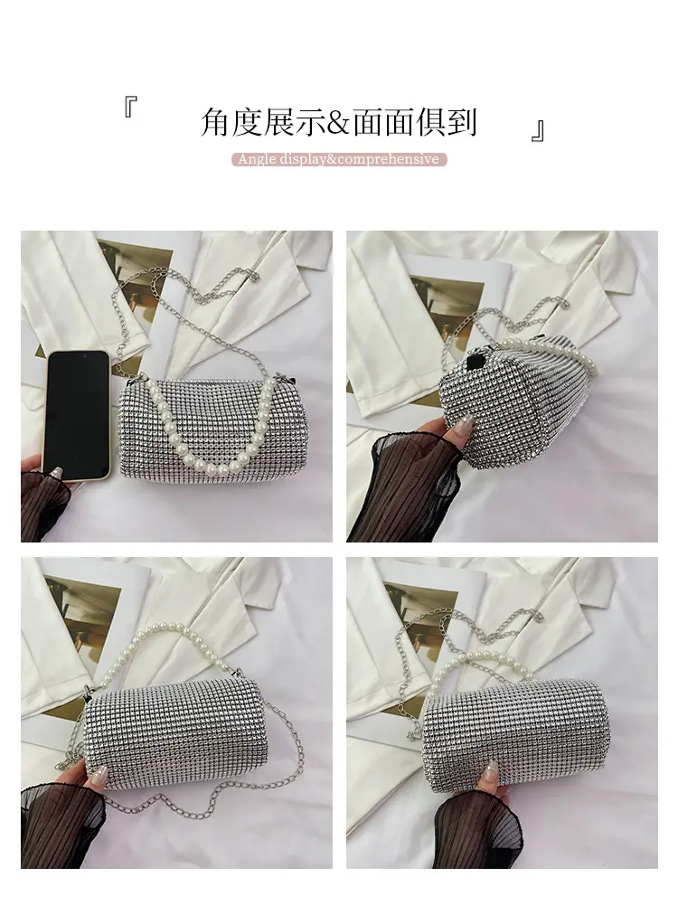 Black Pearl Chain Shoulder Bag for Women 2024 — feature 6