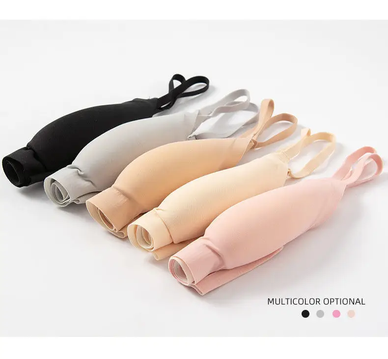 Cool Sense Traceless Underwear Women's Summer Ultra-thin Summer Small Chest Push-up Bra No Steel Ring Vest Sports Bra — feature 25