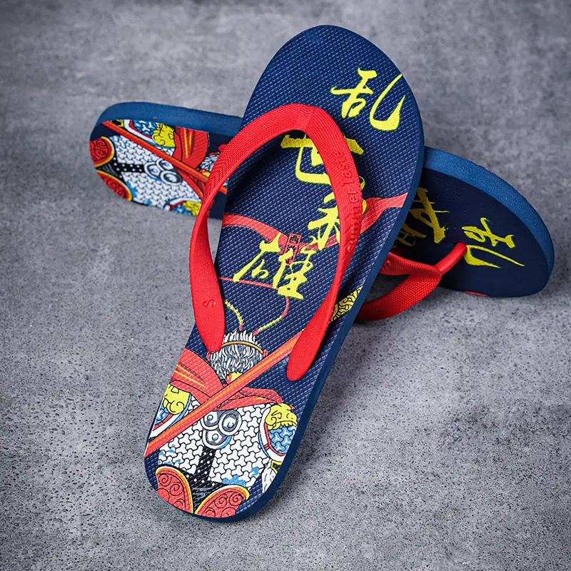 Summer New Korean Style Flip-Flops for Men, Non-Slip Soft Bottom, Outdoor Wear, Travel Wear-Resistant Beach Sandals and Slippers Wholesale - Image 6