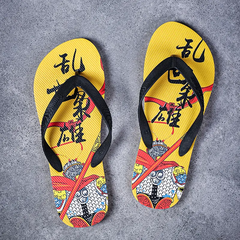 Summer New Korean Style Flip-Flops for Men, Non-Slip Soft Bottom, Outdoor Wear, Travel Wear-Resistant Beach Sandals and Slippers Wholesale - Image 3