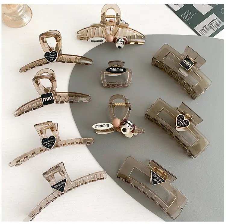 Oversized Heart Hairpin Clip for Women 13cm — feature 10