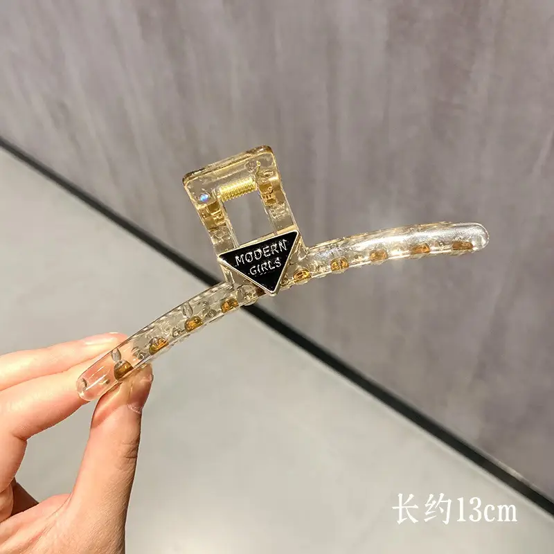 Oversized Heart Hairpin Clip for Women 13cm - Image 19
