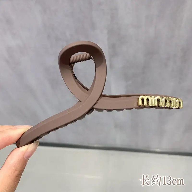 Oversized Heart Hairpin Clip for Women 13cm - Image 26