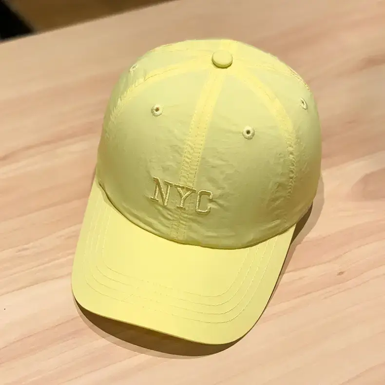 Women's Korean Embroidered Baseball Cap White Pink — feature 37
