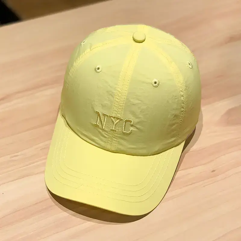 Women's Korean Embroidered Baseball Cap White Pink - Image 6