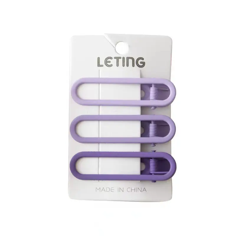 Candy Color Hair Clips for Women's Bangs Clip