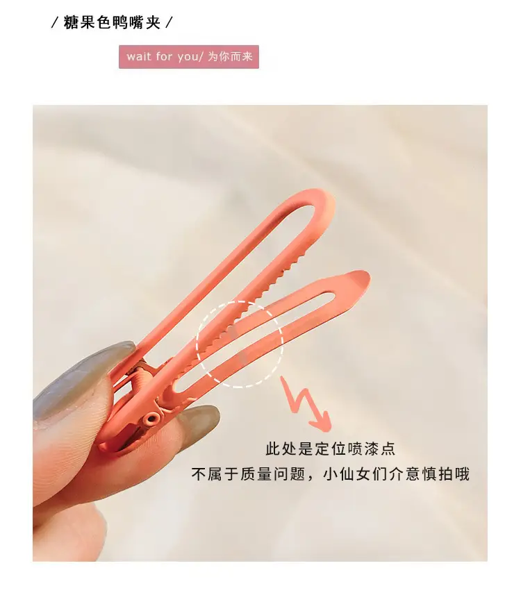 Candy Color Hair Clips for Women's Bangs Clip — feature 7
