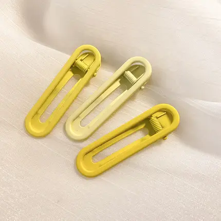 Candy Color Hair Clips for Women's Bangs Clip