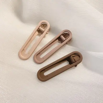 Candy Color Hair Clips for Women's Bangs Clip