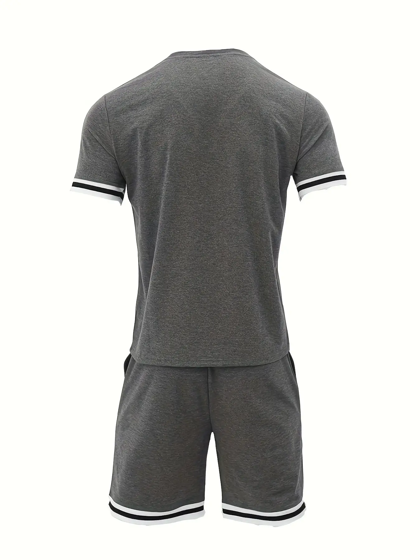 Men Green Short Sleeve T-Shirt Shorts Set 2026 — feature 7