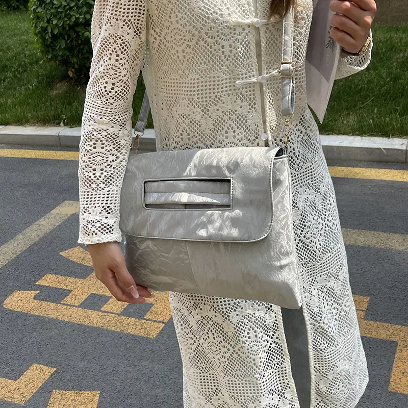 Light Blue Shoulder Crossbody Bag for Women 2024 Spring Summer - Image 8