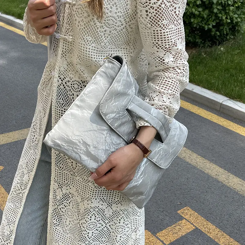 Light Blue Shoulder Crossbody Bag for Women 2024 Spring Summer - Image 9