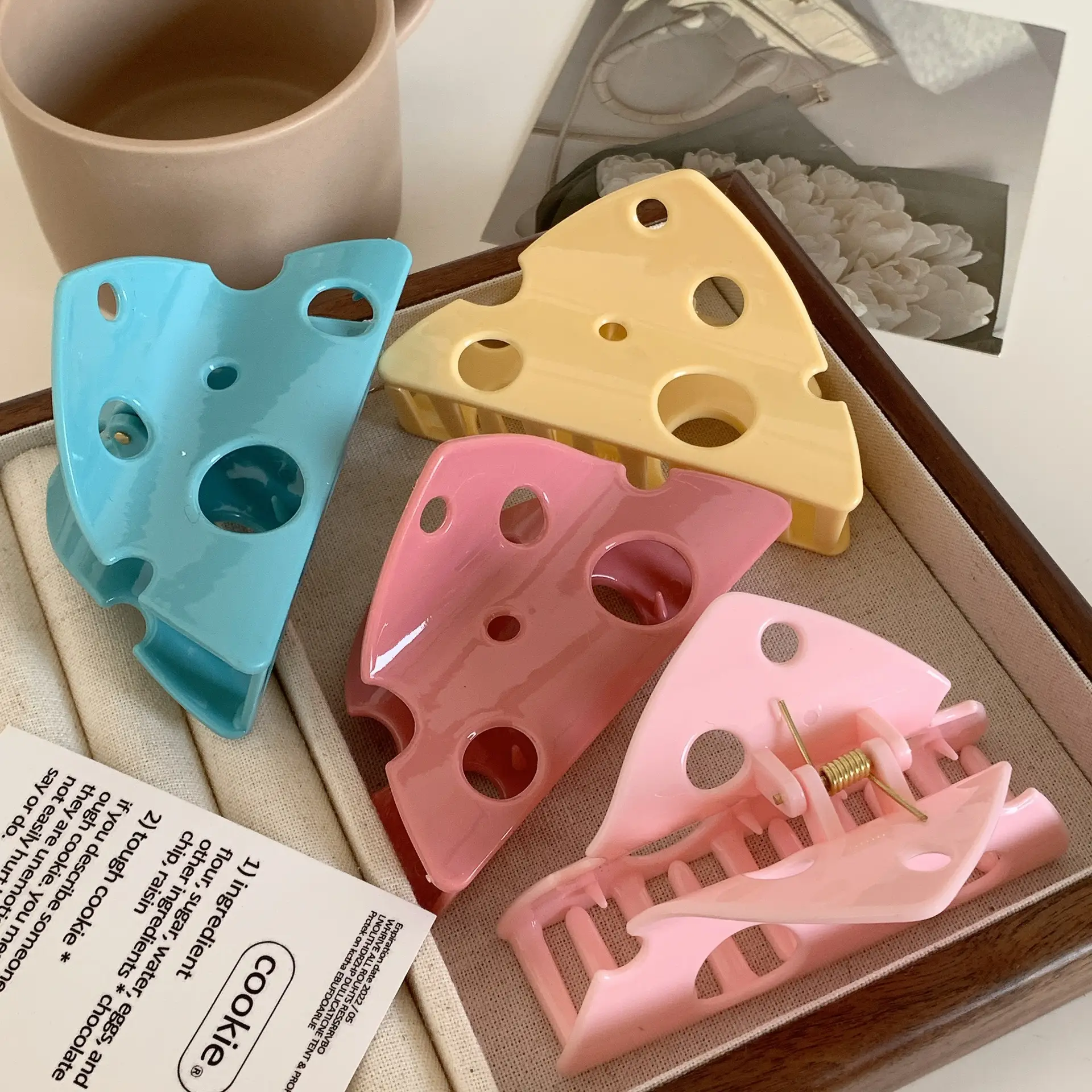 Sweet Cheese Hairpin for Women's Head Clip
