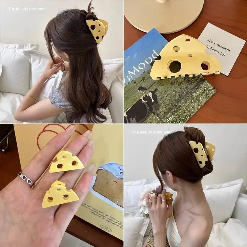 Sweet Cheese Hairpin for Women's Head Clip