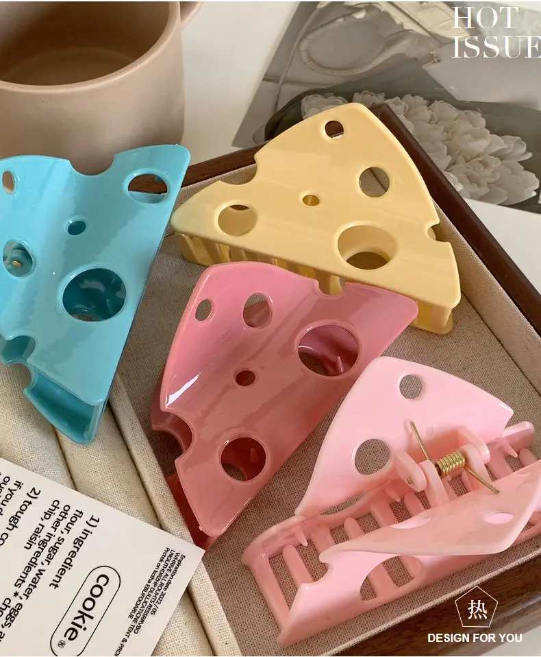 Sweet Cheese Hairpin for Women's Head Clip — feature 1