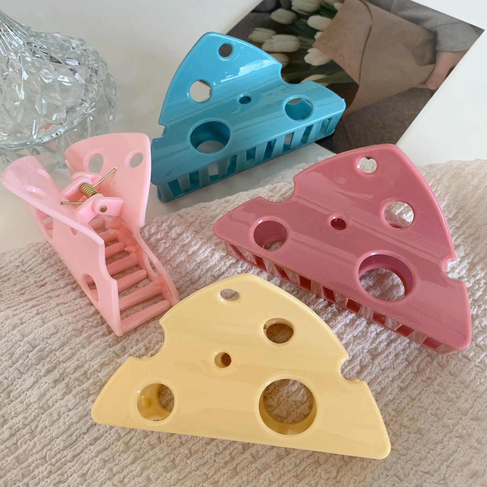 Sweet Cheese Hairpin for Women's Head Clip — feature 10