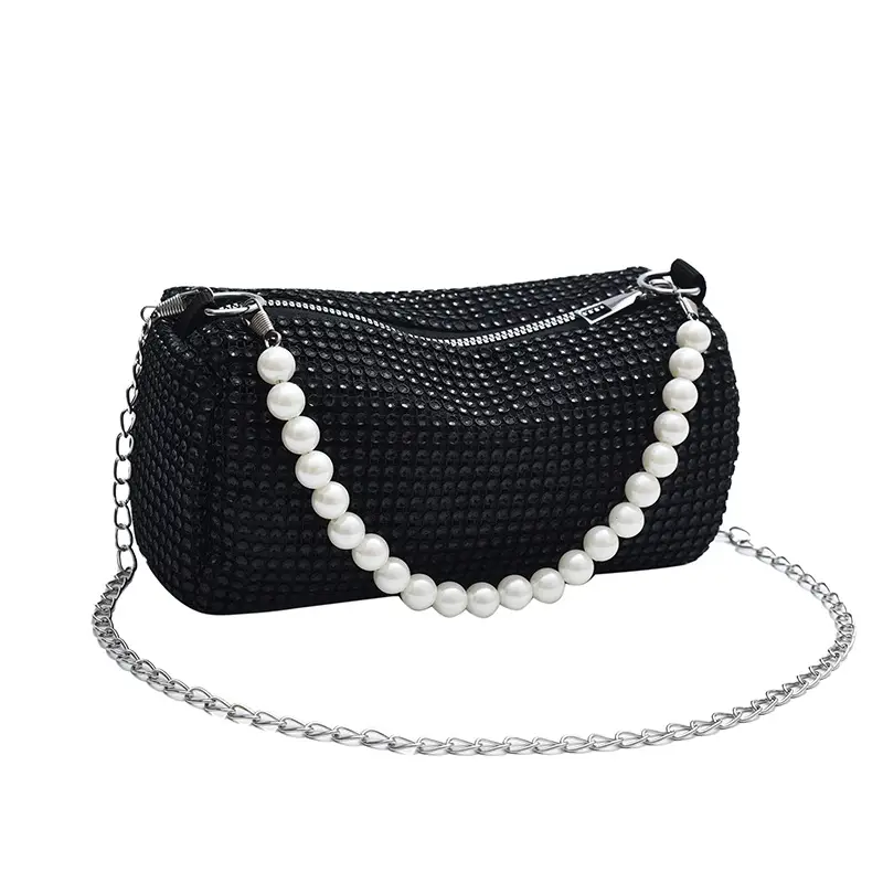 Shiny Rhinestone Pearl Bag for Women Spring Summer - Image 7