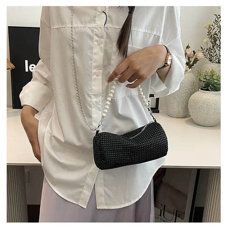 Shiny Rhinestone Pearl Bag for Women Spring Summer — feature 11