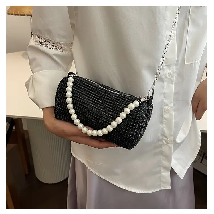 Shiny Rhinestone Pearl Bag for Women Spring Summer — feature 13