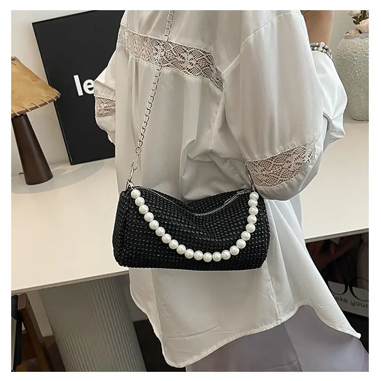 Shiny Rhinestone Pearl Bag for Women Spring Summer — feature 15
