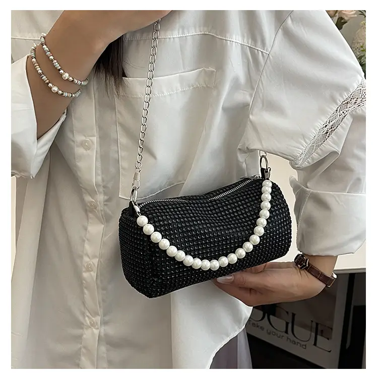Shiny Rhinestone Pearl Bag for Women Spring Summer — feature 16