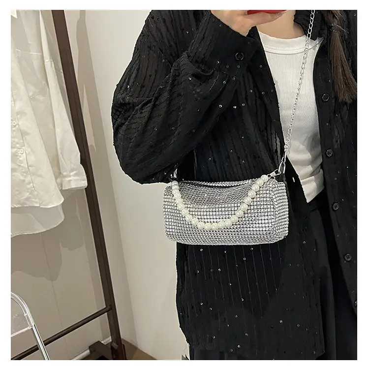 Shiny Rhinestone Pearl Bag for Women Spring Summer — feature 18