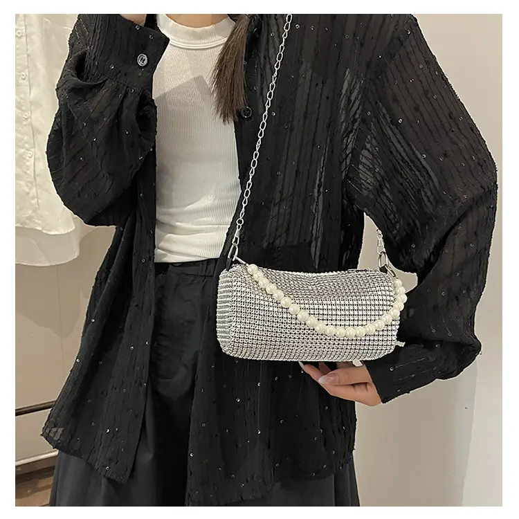 Shiny Rhinestone Pearl Bag for Women Spring Summer — feature 20