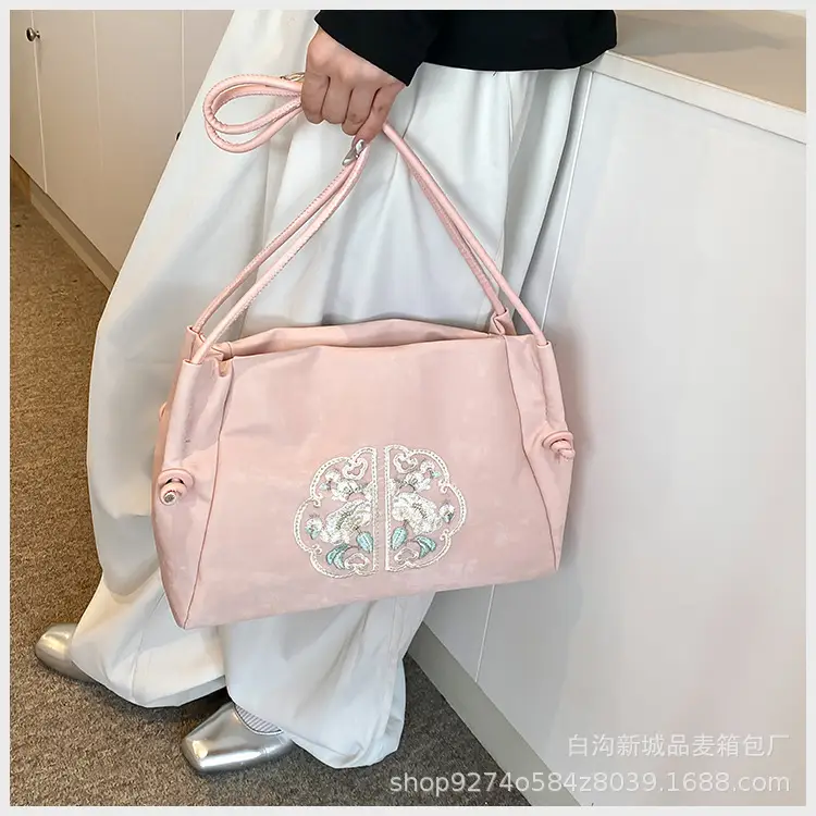 Silver Embroidered Shoulder Bag for Women 2026 — feature 15