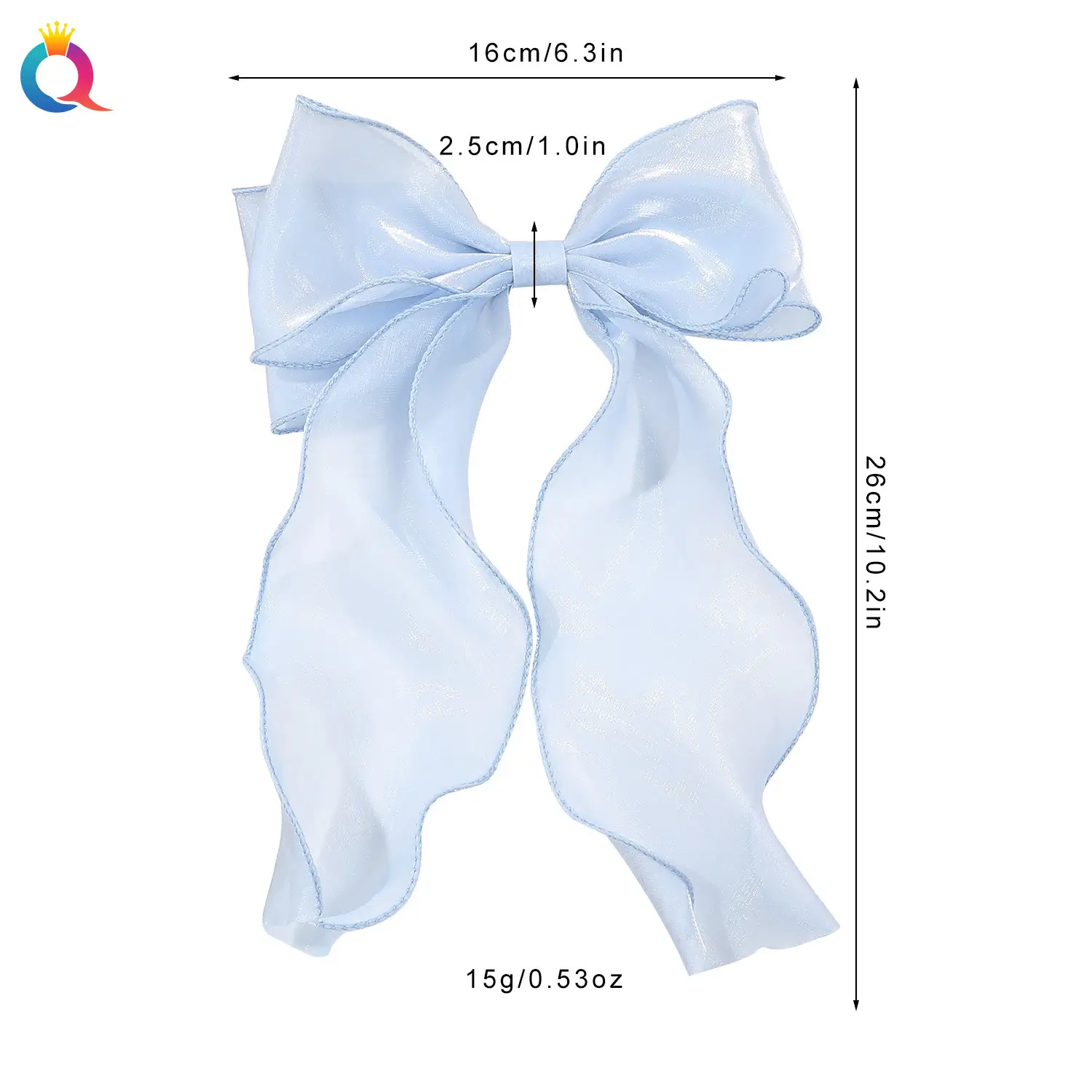 Maroon Bow Hairpin Mesh Ribbon Spring Clip Accessories — feature 20