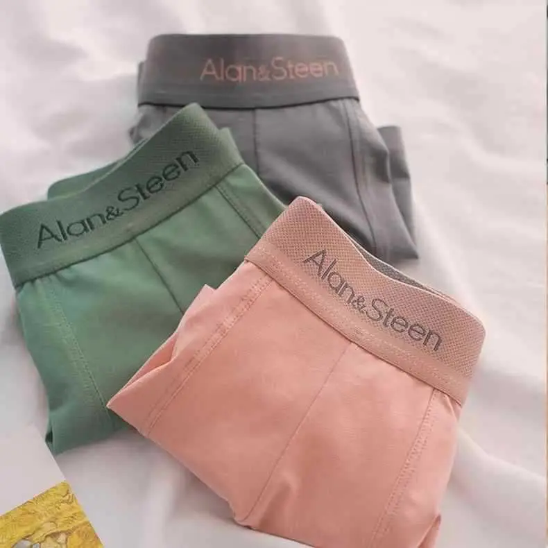 Men's Pure Cotton Boxer Briefs 50S Underwear - Image 10