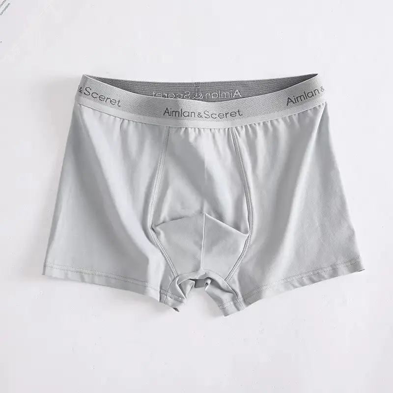 Men's Pure Cotton Boxer Briefs 50S Underwear - Image 2