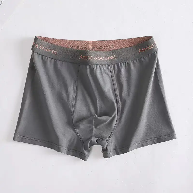 Men's Pure Cotton Boxer Briefs 50S Underwear - Image 3