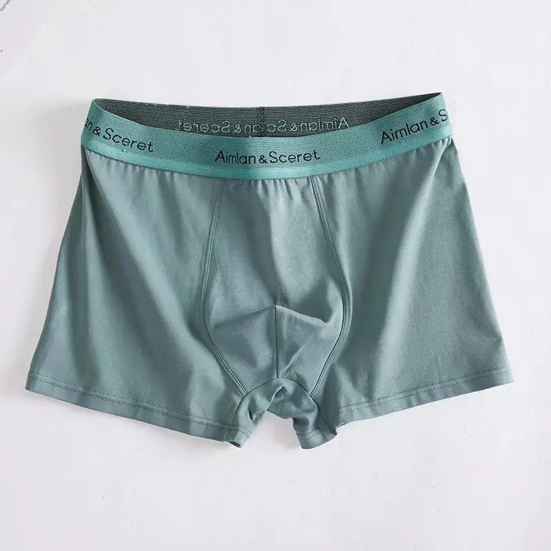 Men's Pure Cotton Boxer Briefs 50S Underwear - Image 4