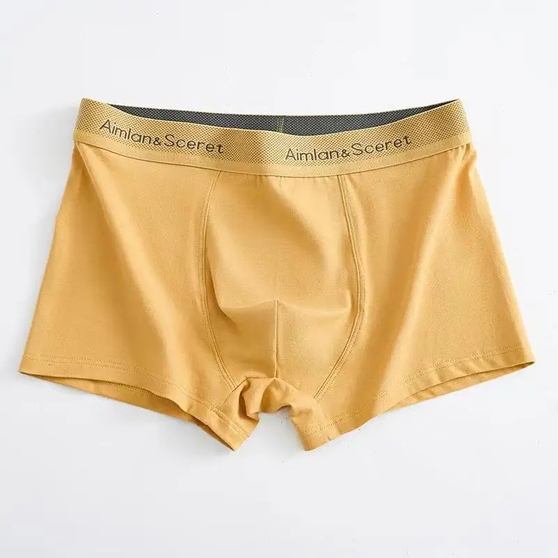 Men's Pure Cotton Boxer Briefs 50S Underwear - Image 6