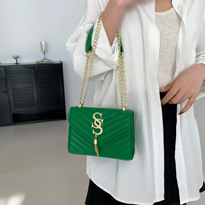 Women's Twill Stitching Crossbody Bag Multi Color - Image 7