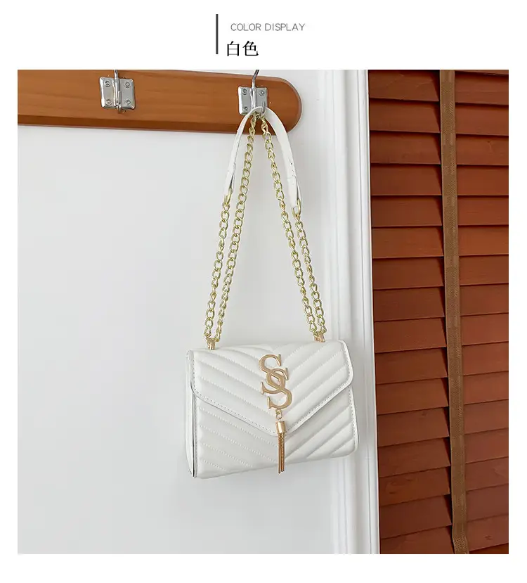 Women's Twill Stitching Crossbody Bag Multi Color — feature 21