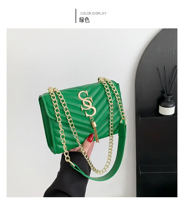 Women's Twill Stitching Crossbody Bag Multi Color — feature 23