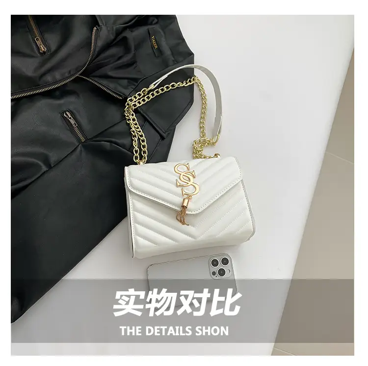 Women's Twill Stitching Crossbody Bag Multi Color — feature 6