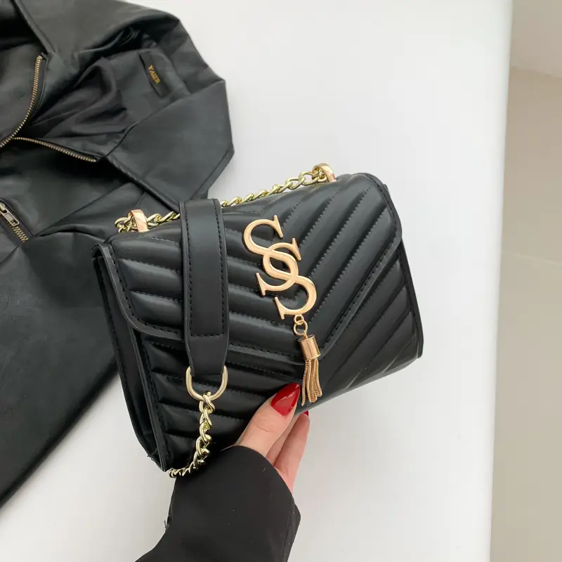 Women's Twill Stitching Crossbody Bag Multi Color - Image 2