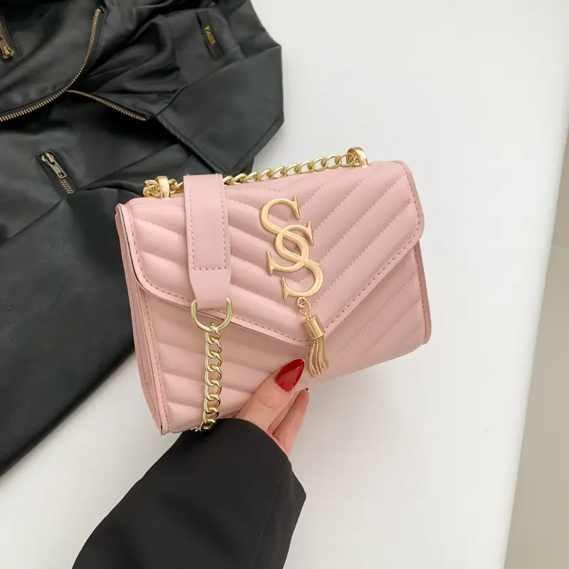 Women's Twill Stitching Crossbody Bag Multi Color - Image 4
