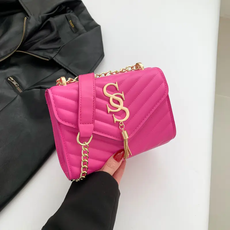 Women's Twill Stitching Crossbody Bag Multi Color - Image 5