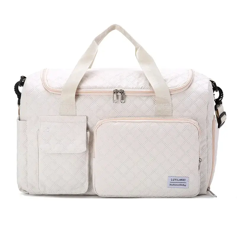 Pink Oxford Travel Bag Large Capacity - Image 13
