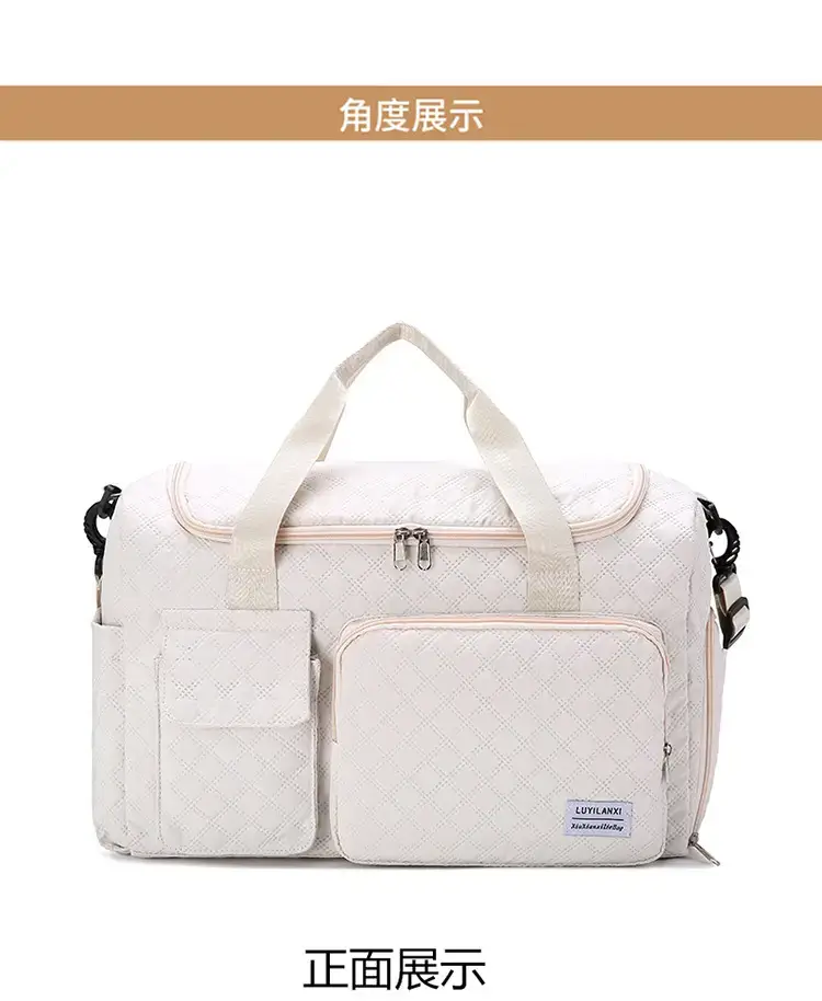 Pink Oxford Travel Bag Large Capacity — feature 21