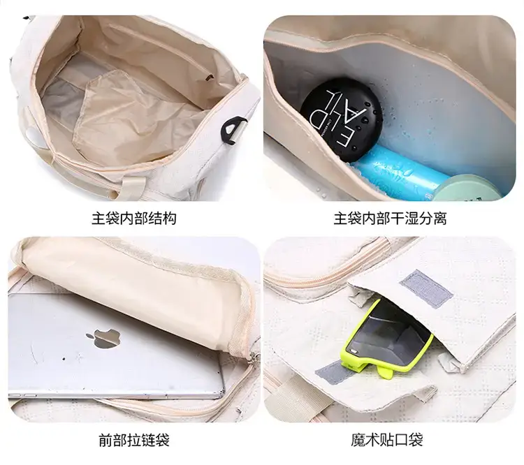 Pink Oxford Travel Bag Large Capacity — feature 29
