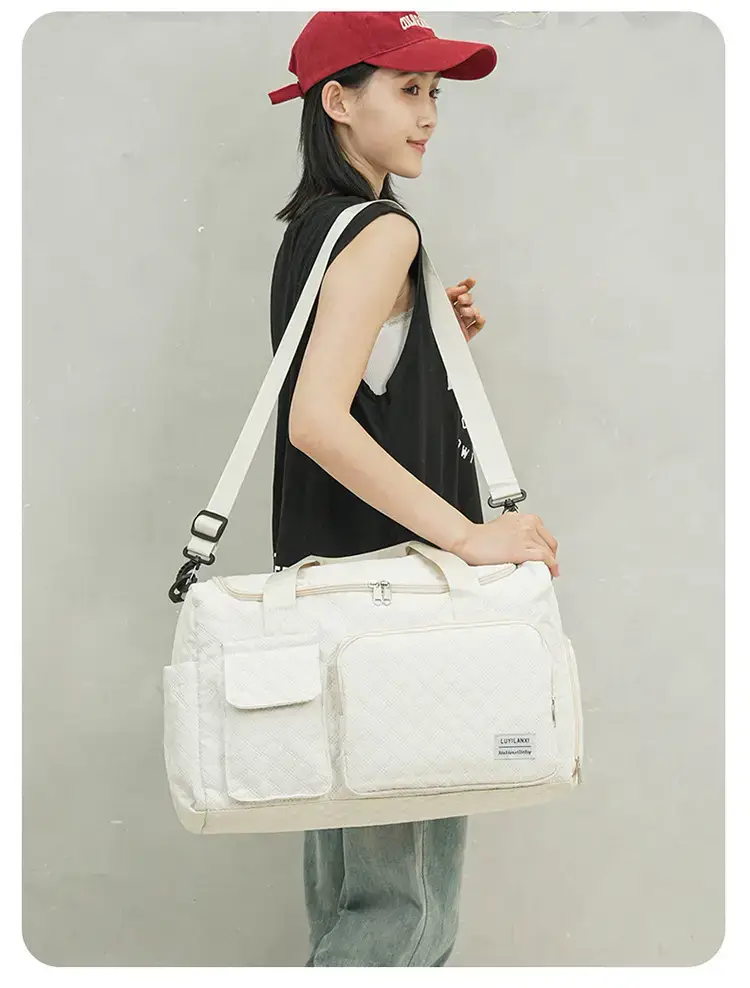 Pink Oxford Travel Bag Large Capacity — feature 34