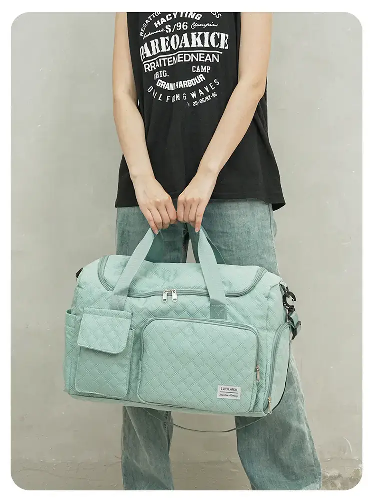 Pink Oxford Travel Bag Large Capacity — feature 36