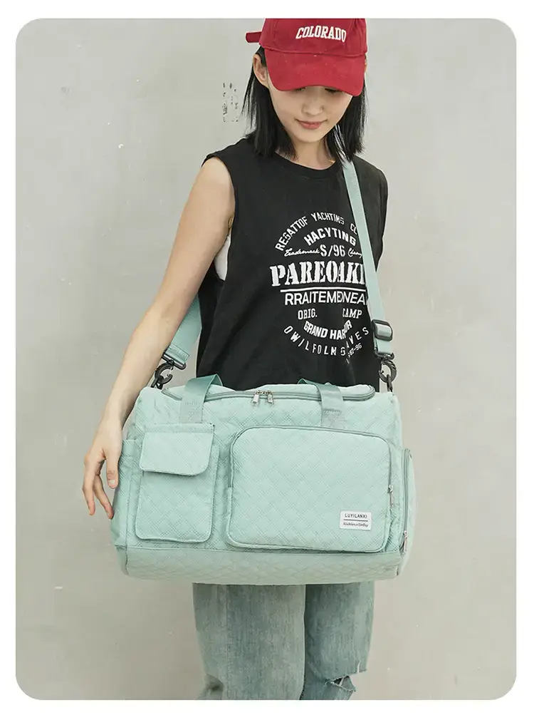 Pink Oxford Travel Bag Large Capacity — feature 37