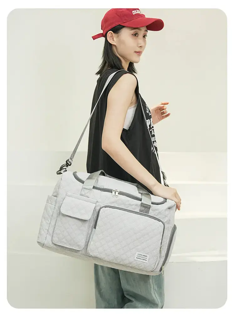 Pink Oxford Travel Bag Large Capacity — feature 38