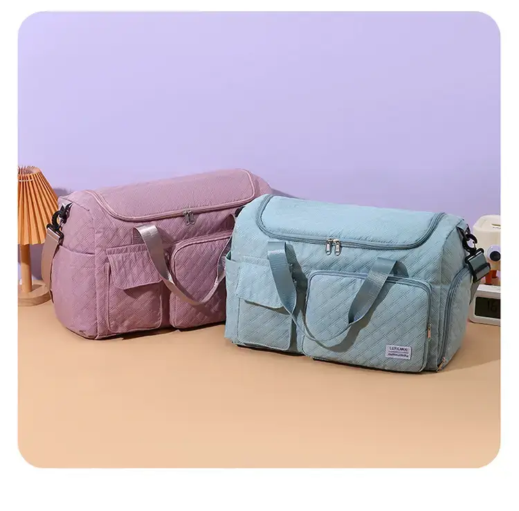 Pink Oxford Travel Bag Large Capacity — feature 6