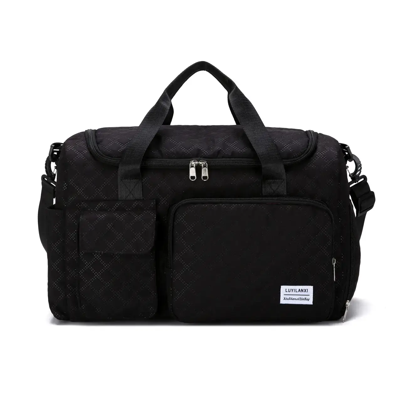 Pink Oxford Travel Bag Large Capacity - Image 5
